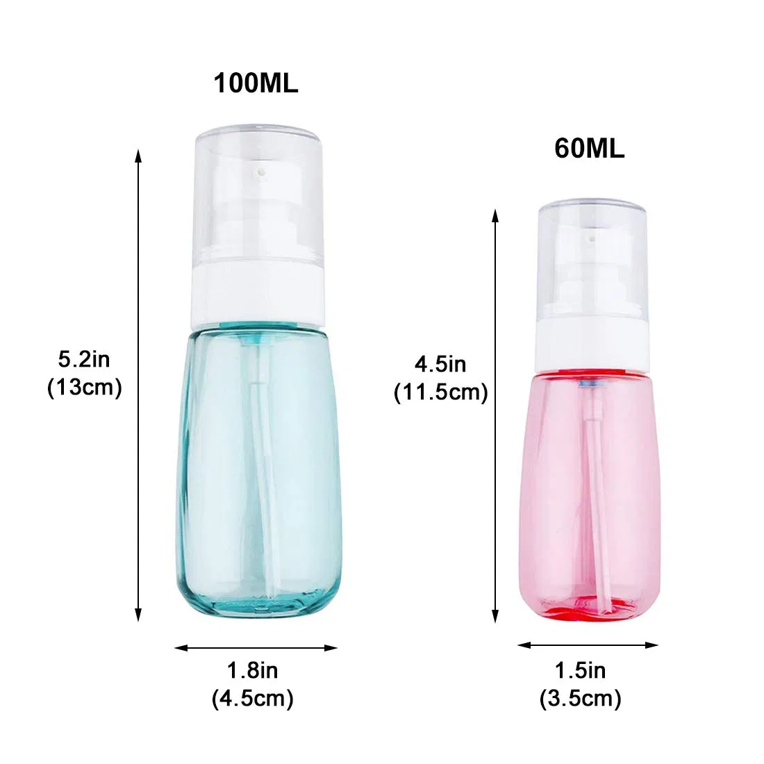 Wholesale Plastic Lotion Spray Bottle for Perfume Skincare Toner Moisturizing Liquid