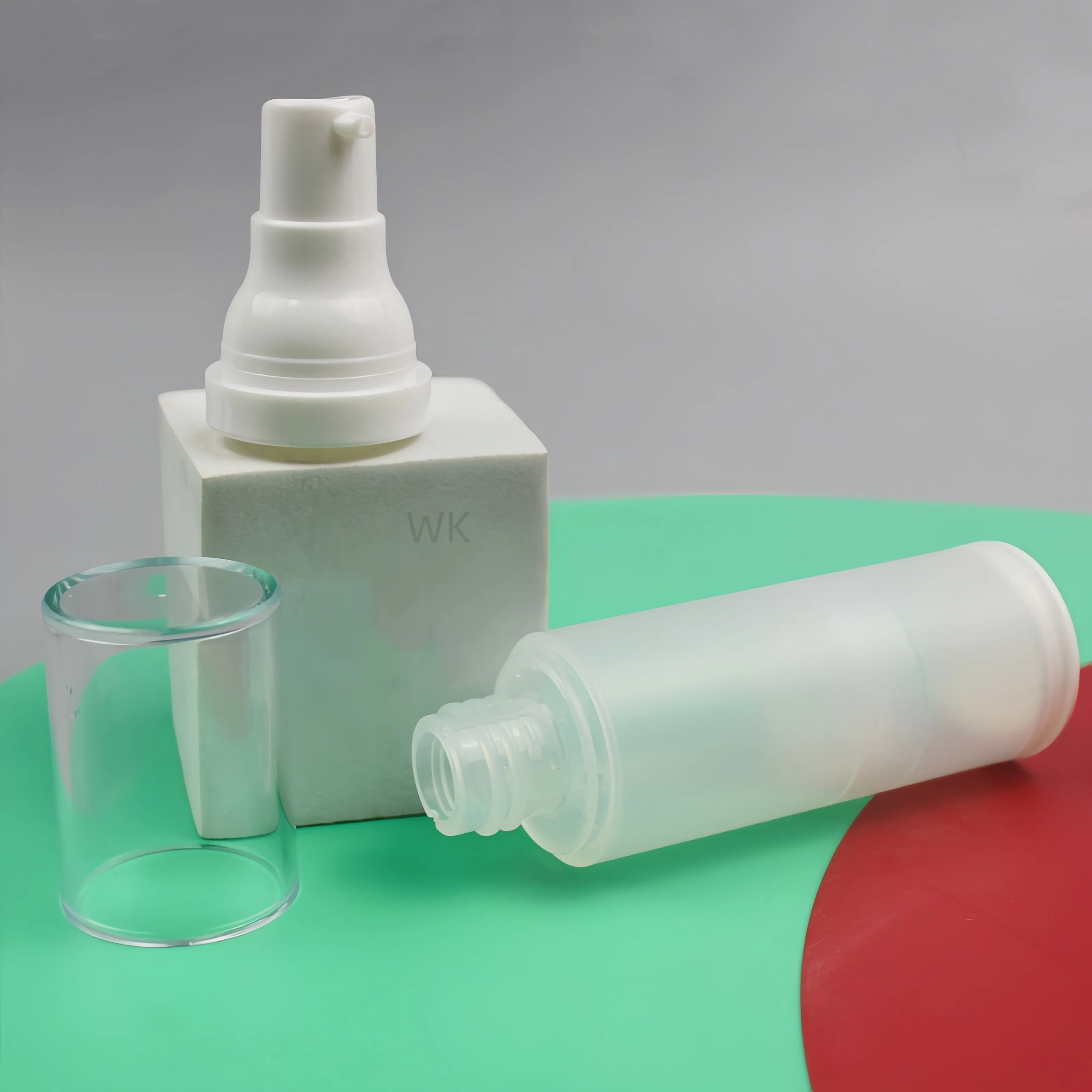 Frosted Airless Lotion Pump Bottle for Skin Care Liquid Cream Packaging