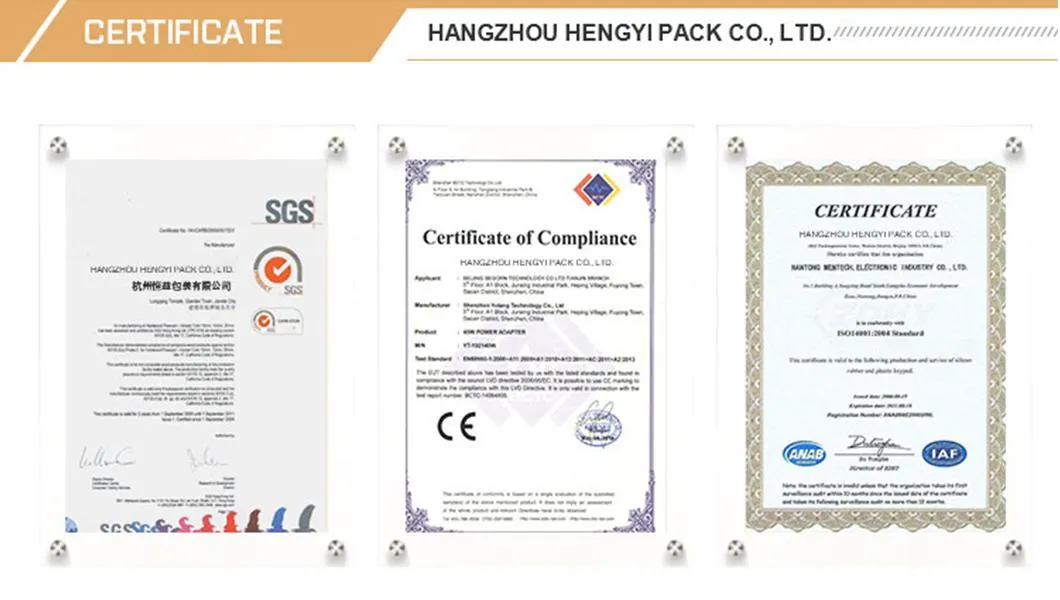 Product Certifications