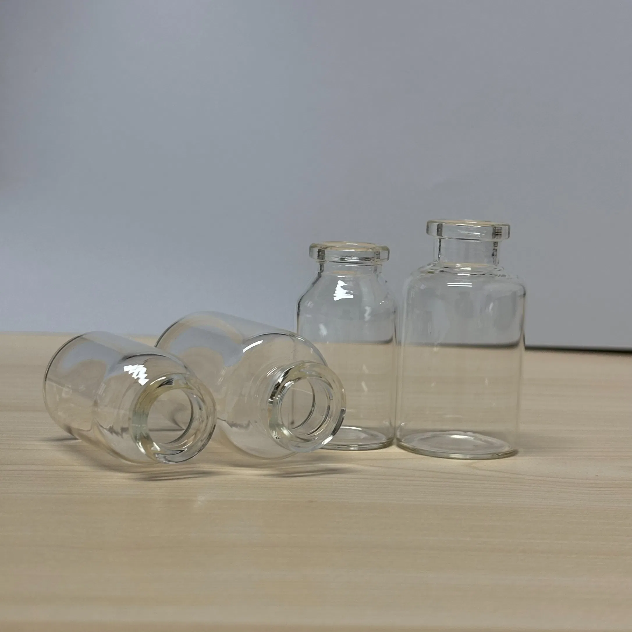 Amber Glass Vials with Crimp Cap for Cosmetics or Medicine