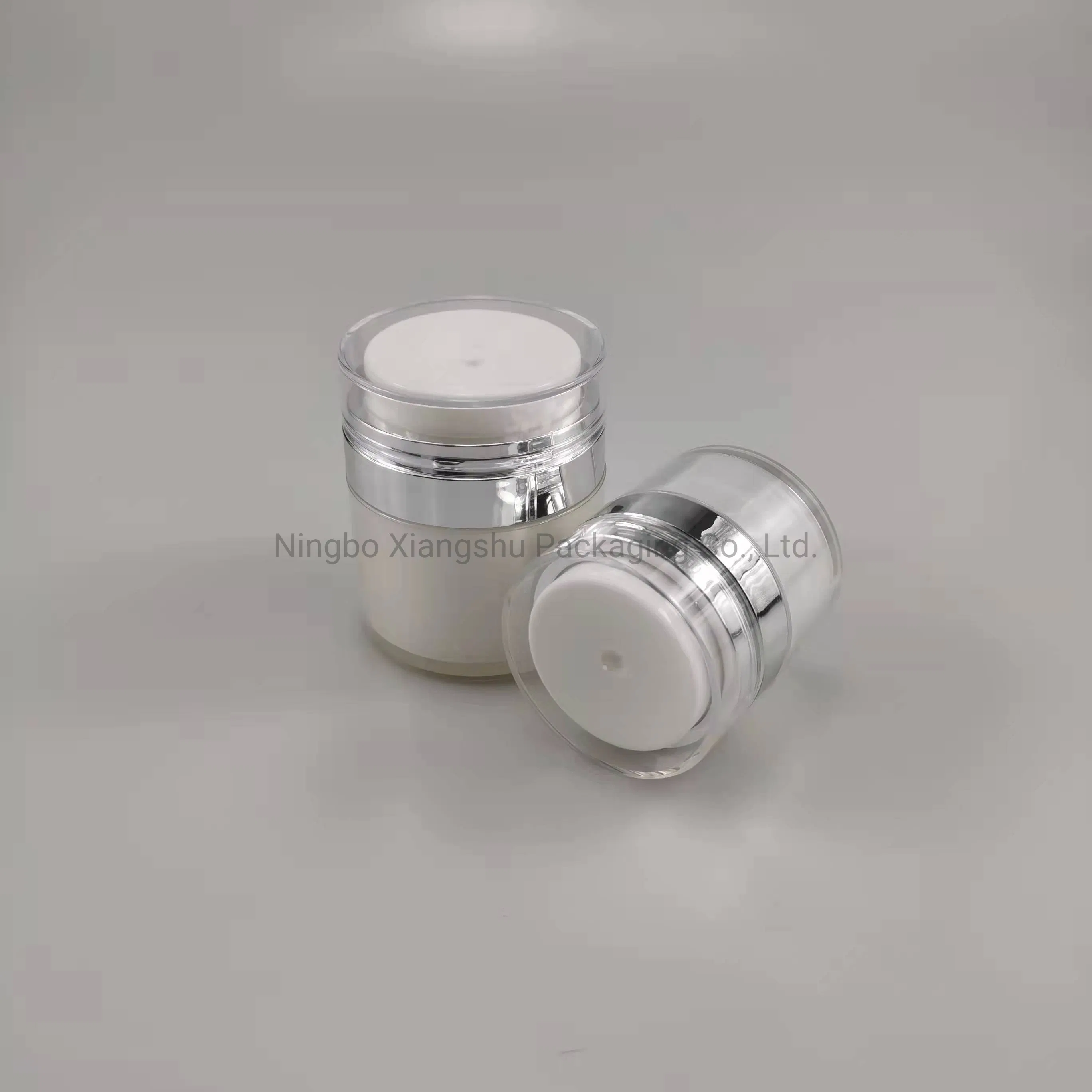 Empty 15ml 30ml 50ml 100ml Acrylic Press Pump Airless Cream Jar for Eye Cream