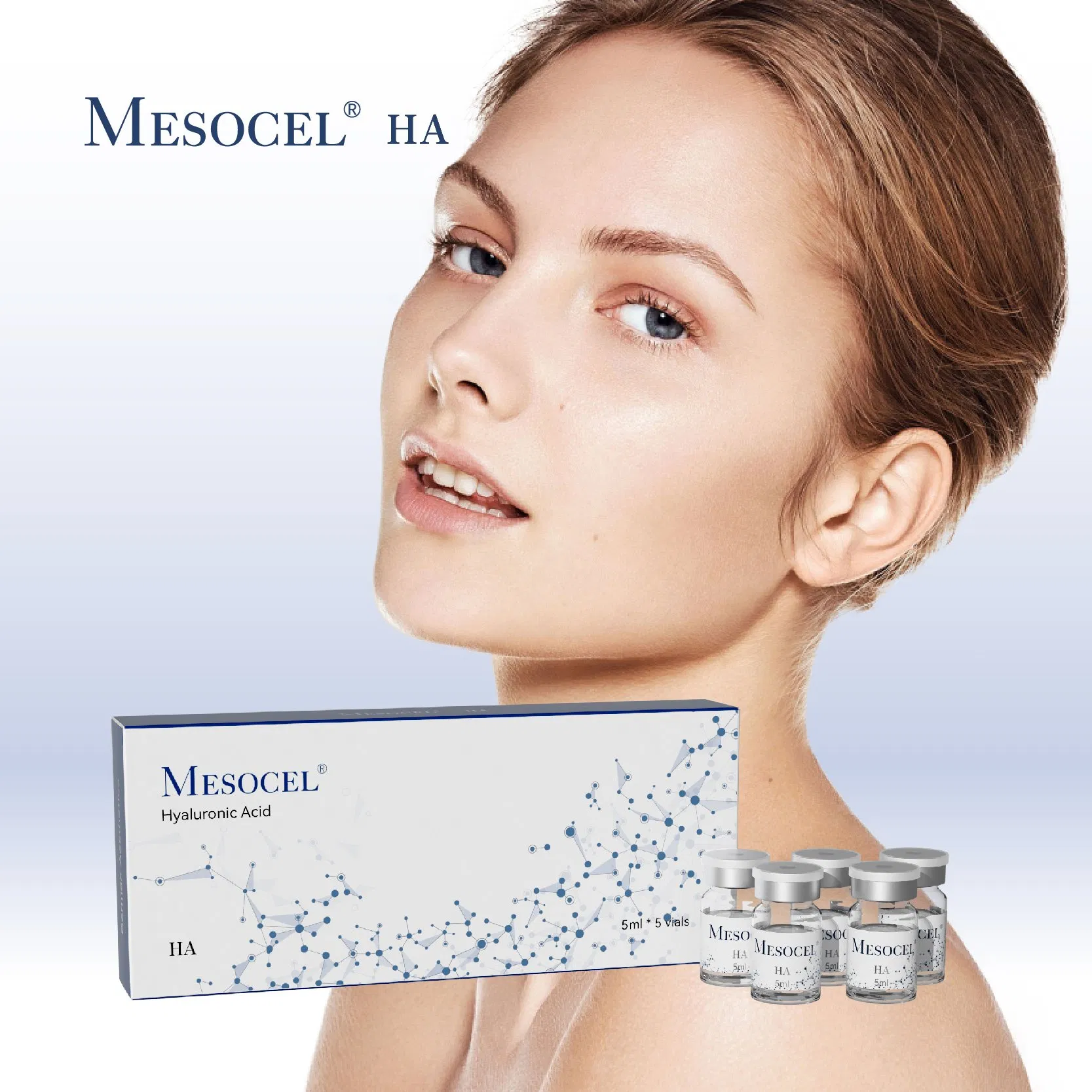 High Quality Face Skincare Beauty Used After Mesotherapy Skin Booster Quick Repair Moisturizing Hyaluronic Acid Ampoules