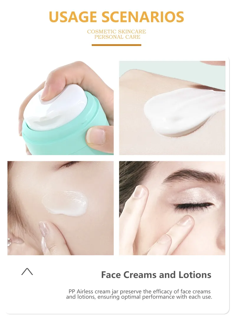 Cosmetic Luxury Airless Cream Pump Jar 6