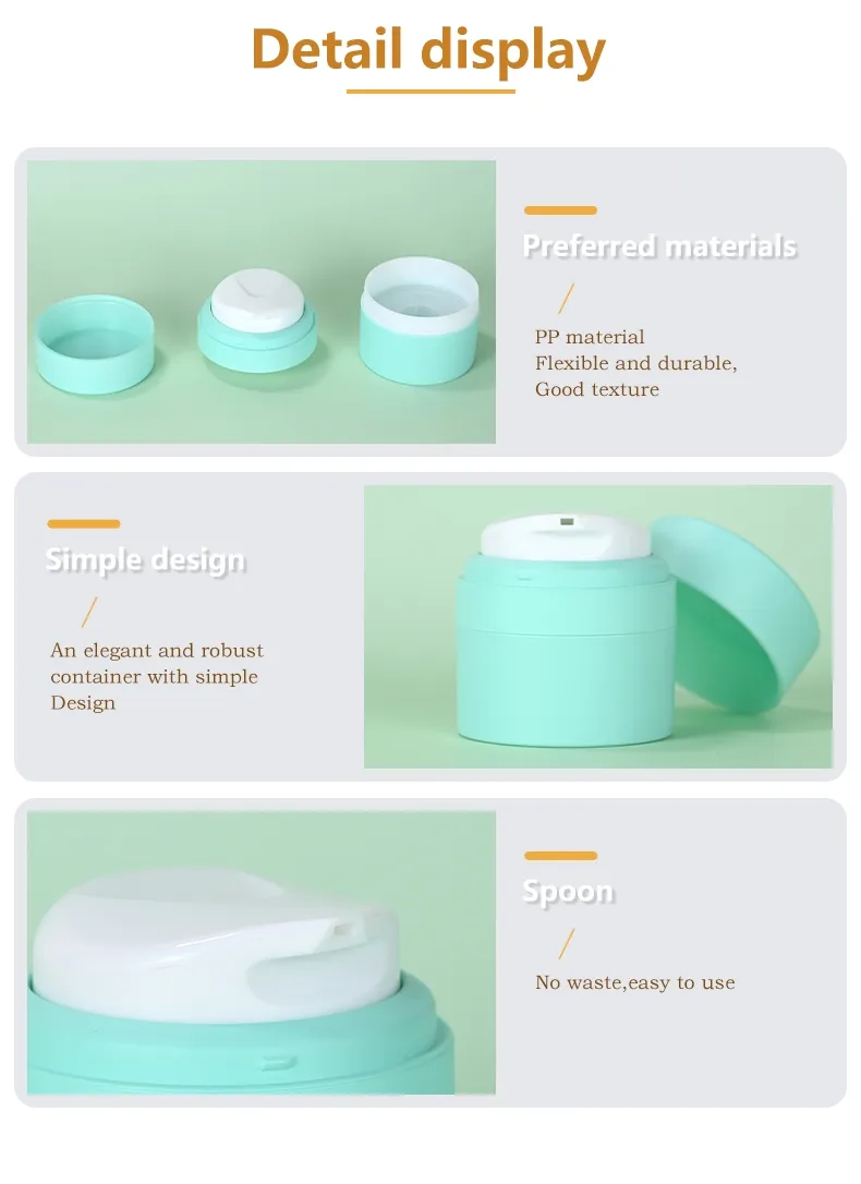 Cosmetic Luxury Airless Cream Pump Jar 5