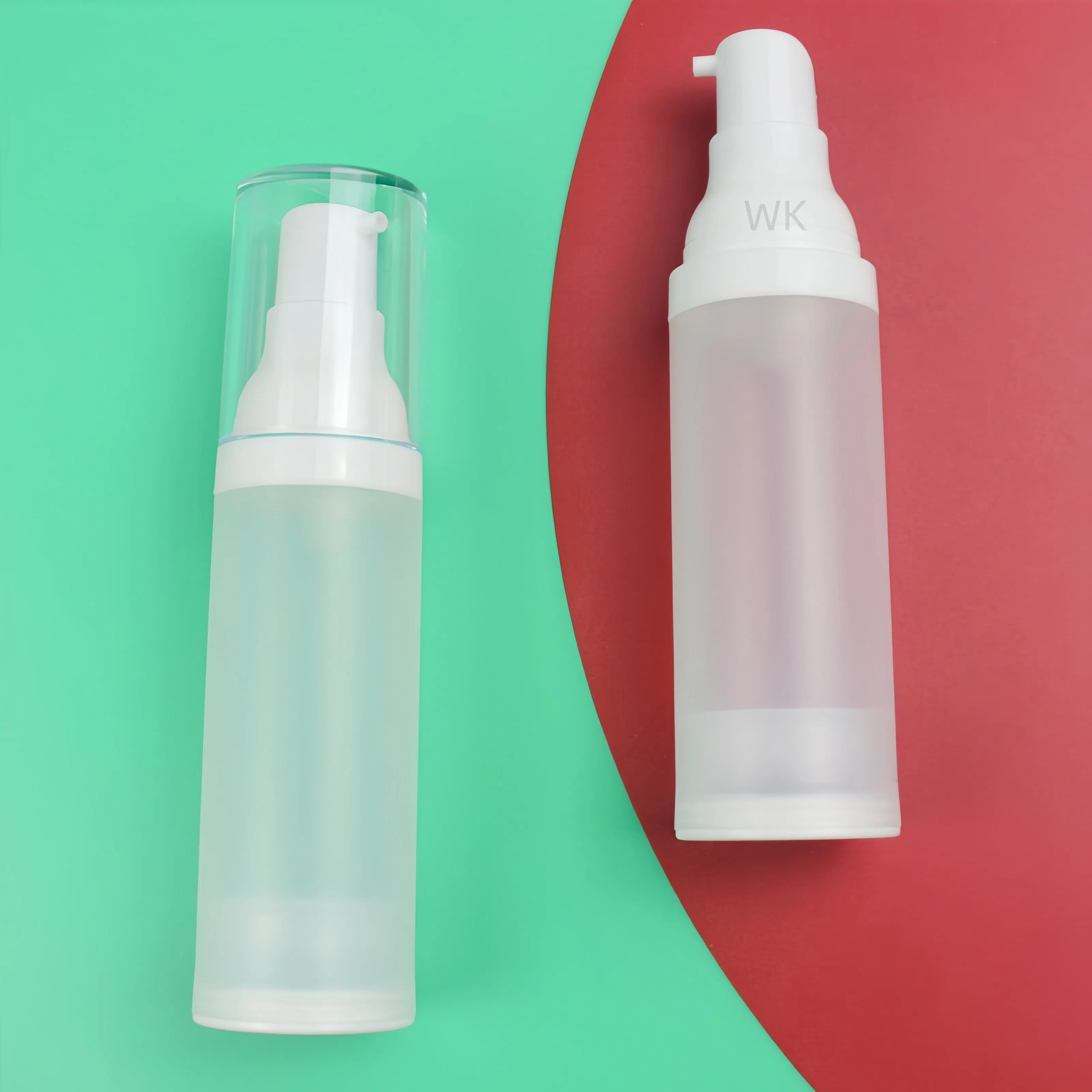 Frosted Airless Lotion Pump Bottle for Skin Care Liquid Cream Packaging