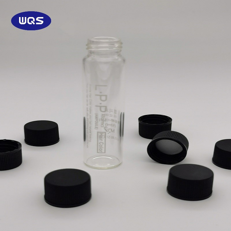 Medical or Cosmetic Clear Amber Glass Bottle Vial