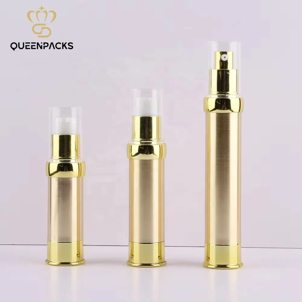 as Silver Finish Cosmetics Mist Spray Airless Bottle for Liquid Products