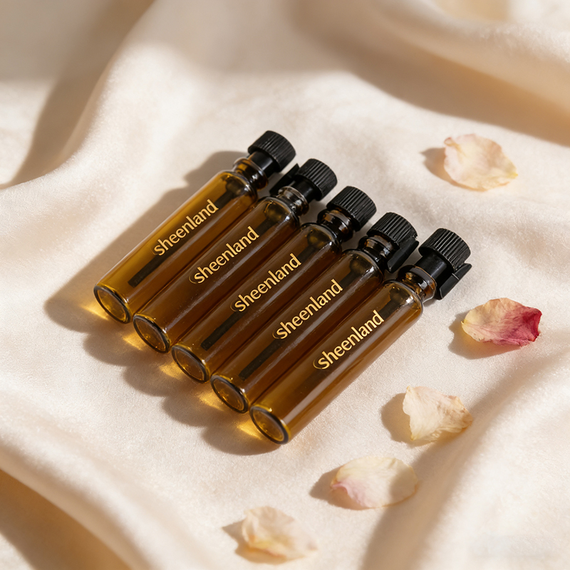 Wholesale Mini Cosmetic Perfume Packaging 0.5ml 1ml 1.5ml Glass Perfume Clear Sample Bottles Mini Glass Bottles