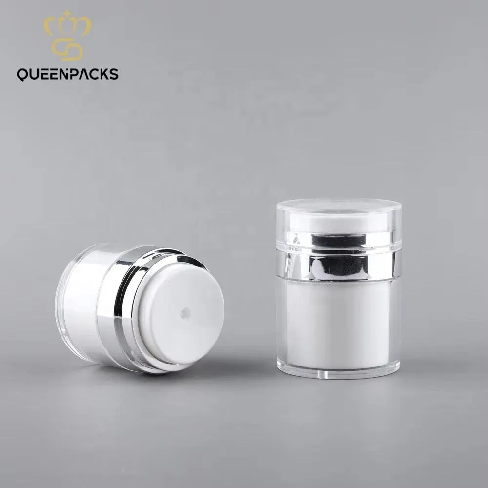 Luxury as Double Wall Airless Pump Cream Jar 30g 50g