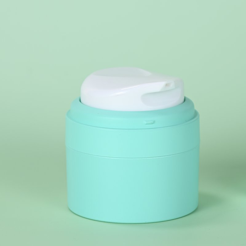Kinapck 15g 30g 50g 100g Plastic Custom Cosmetic Luxury Airless Face Eye Skincare Cream Pump Jar
