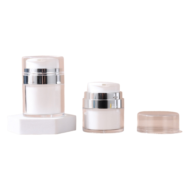 Press-Type Small Sample Travel Bottle Face Cream Vacuum-Packed Bottle Cosmetics Lotion Foundation Liquid Skin Care Products Storage Empty Box
