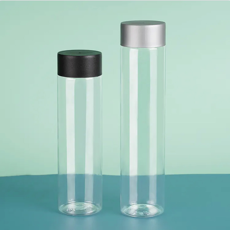 200ml 300ml 500ml Round Pet Plastic Cosmetic Lotion Toner Bottle Packaging for Beauty Products