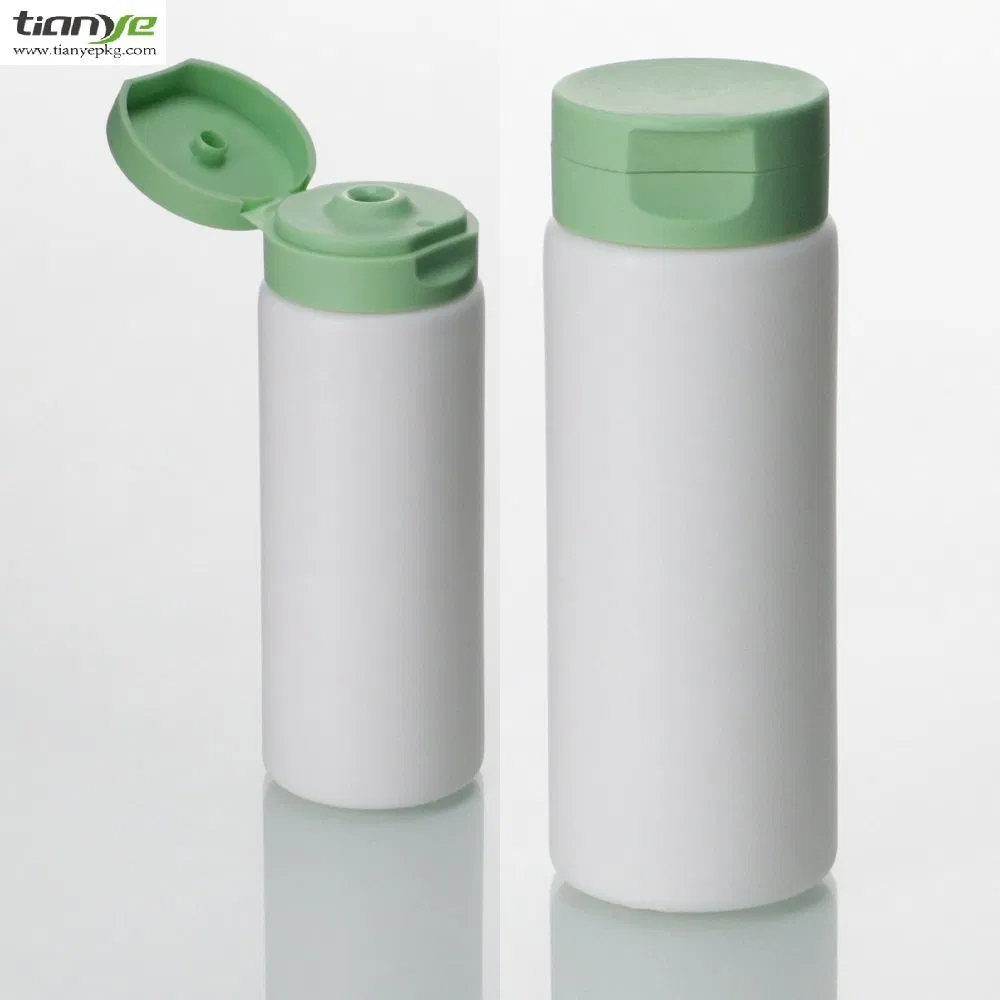 60ml/100ml PP Cylinder cosmetic Packaging Plastic Bottle with Flip Cap for Lotion /Toner /Essence