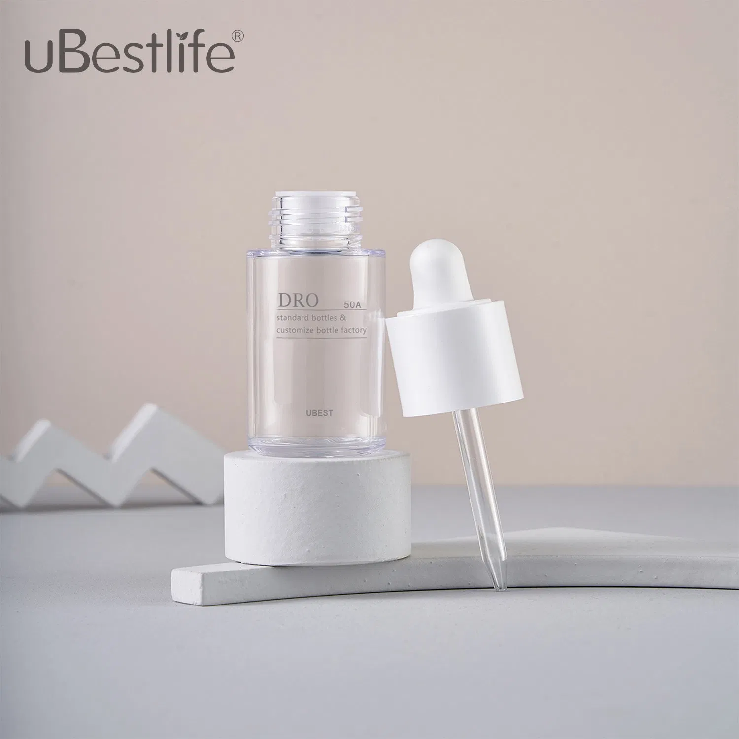 Dro-a High Quality Cosmetic Plastic Serum Oil Dropper Bottle