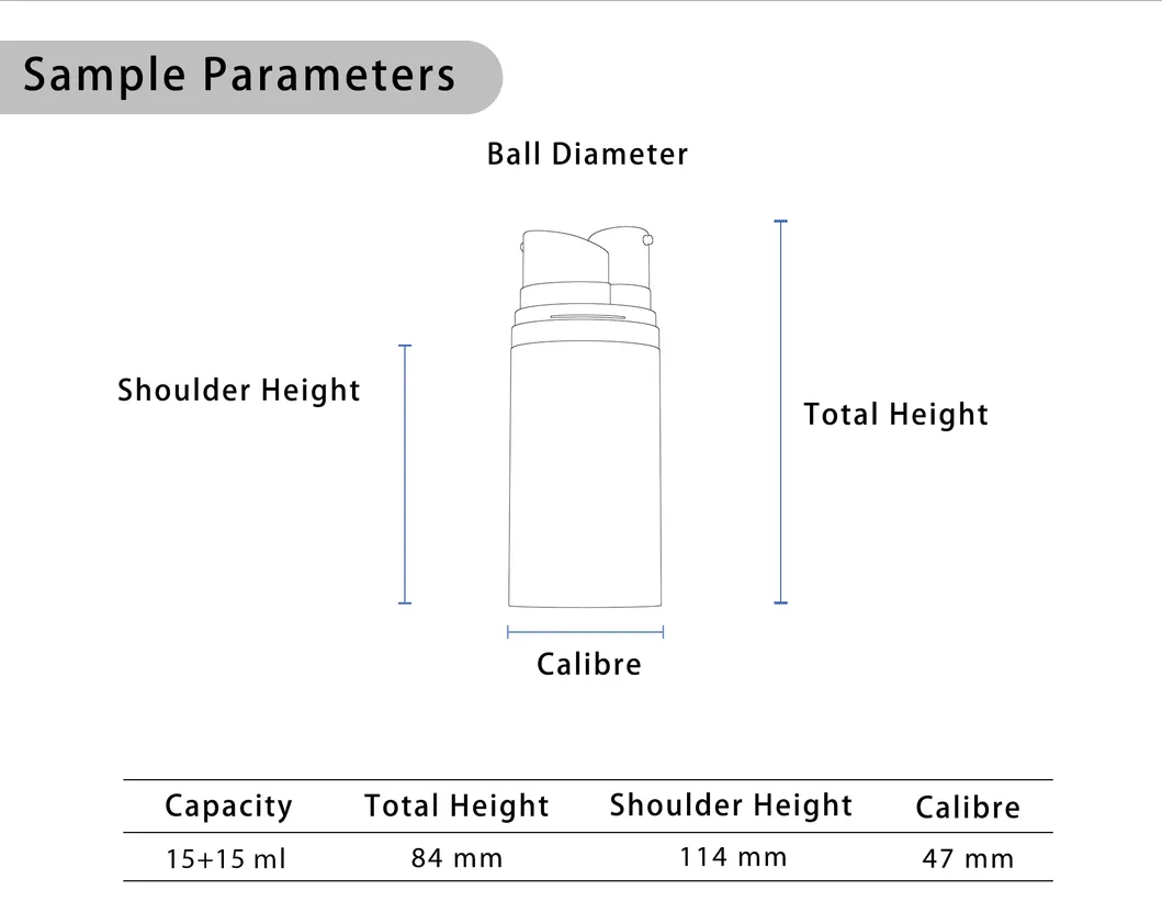 Dual Compartment Lotion Bottle 2