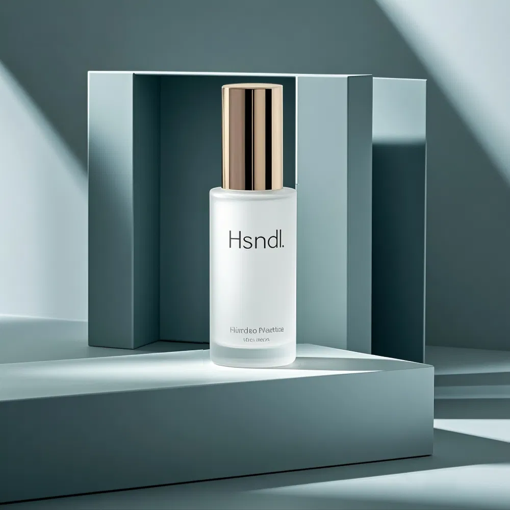 Customized Luxury Empty Cosmetics Packaging Container Free Sample 50ml 100ml 120ml Glass Skincare Facial Lotion Pump Bottle