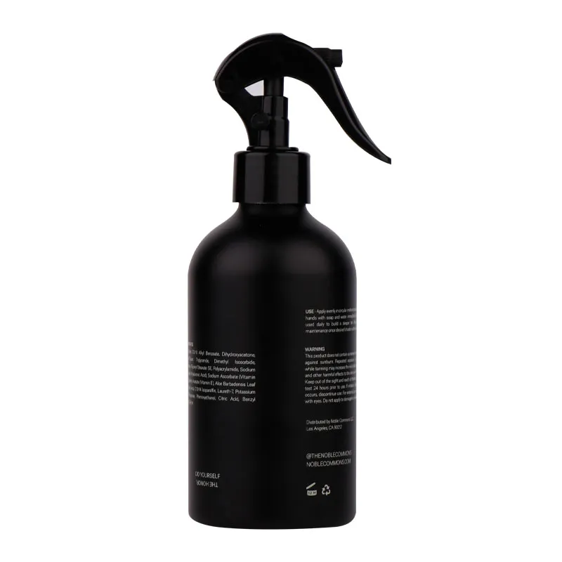 Aluminum Spray Bottle Matte Black