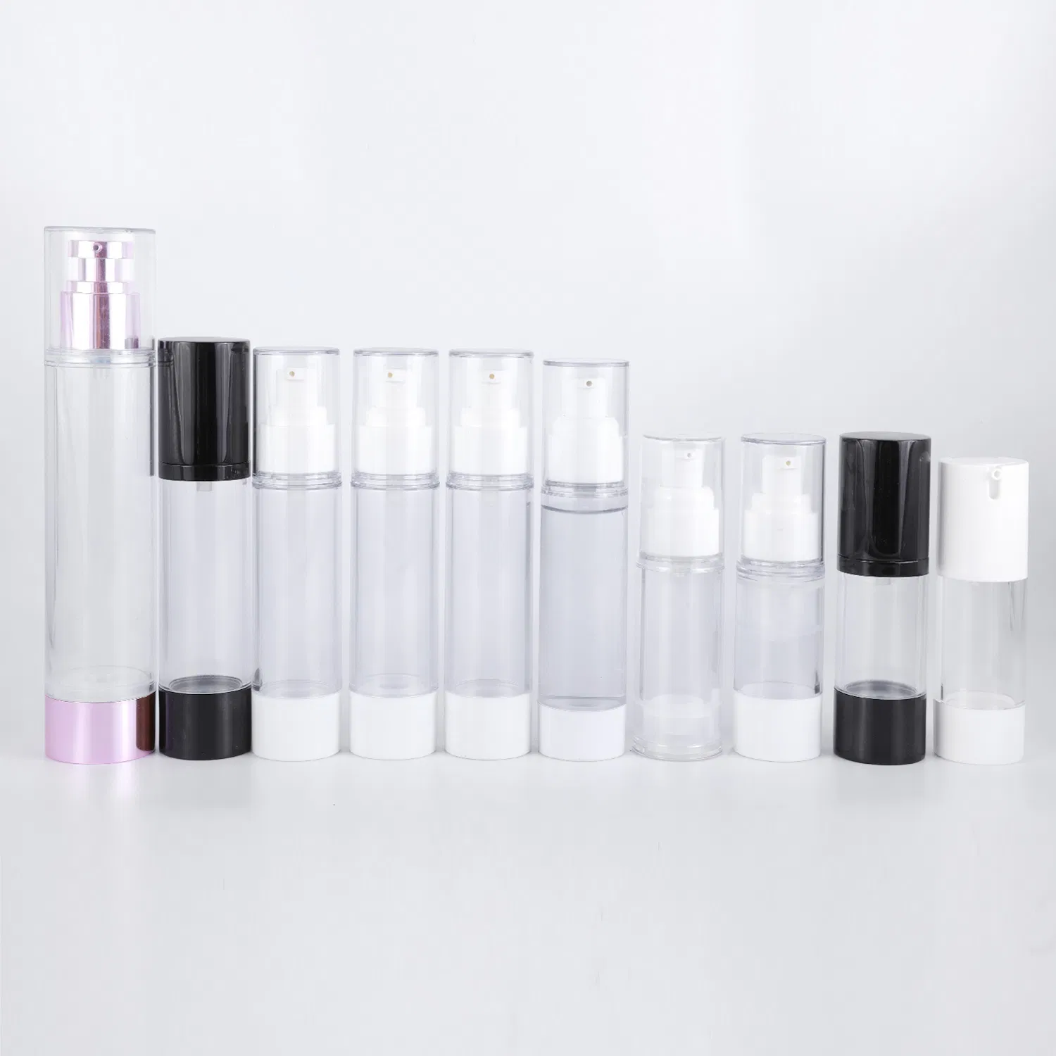 15ml 30ml 50ml 100ml 120ml Cosmetic Bottle Airless Packaging Spray Perfume Bottle Airless Pump Lotion Bottle