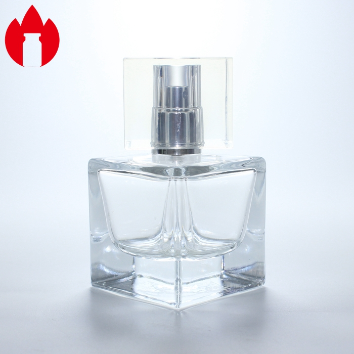 30ml Empty Sample Cosmetic Perfume Glass Bottle Vial with Pump Spray