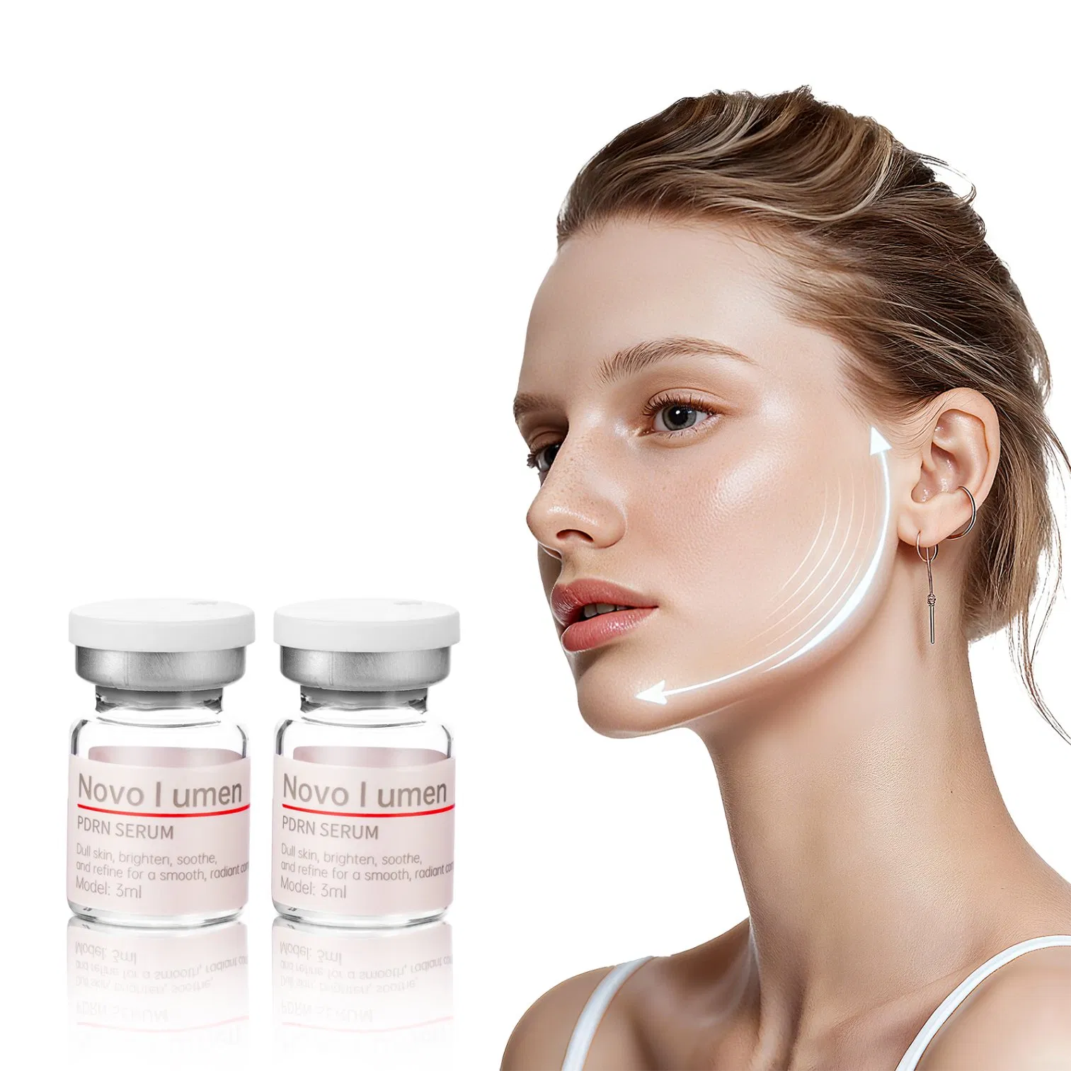 Revitalizing Salmon DNA Skincare Booster Ampoule for Youthful Skin