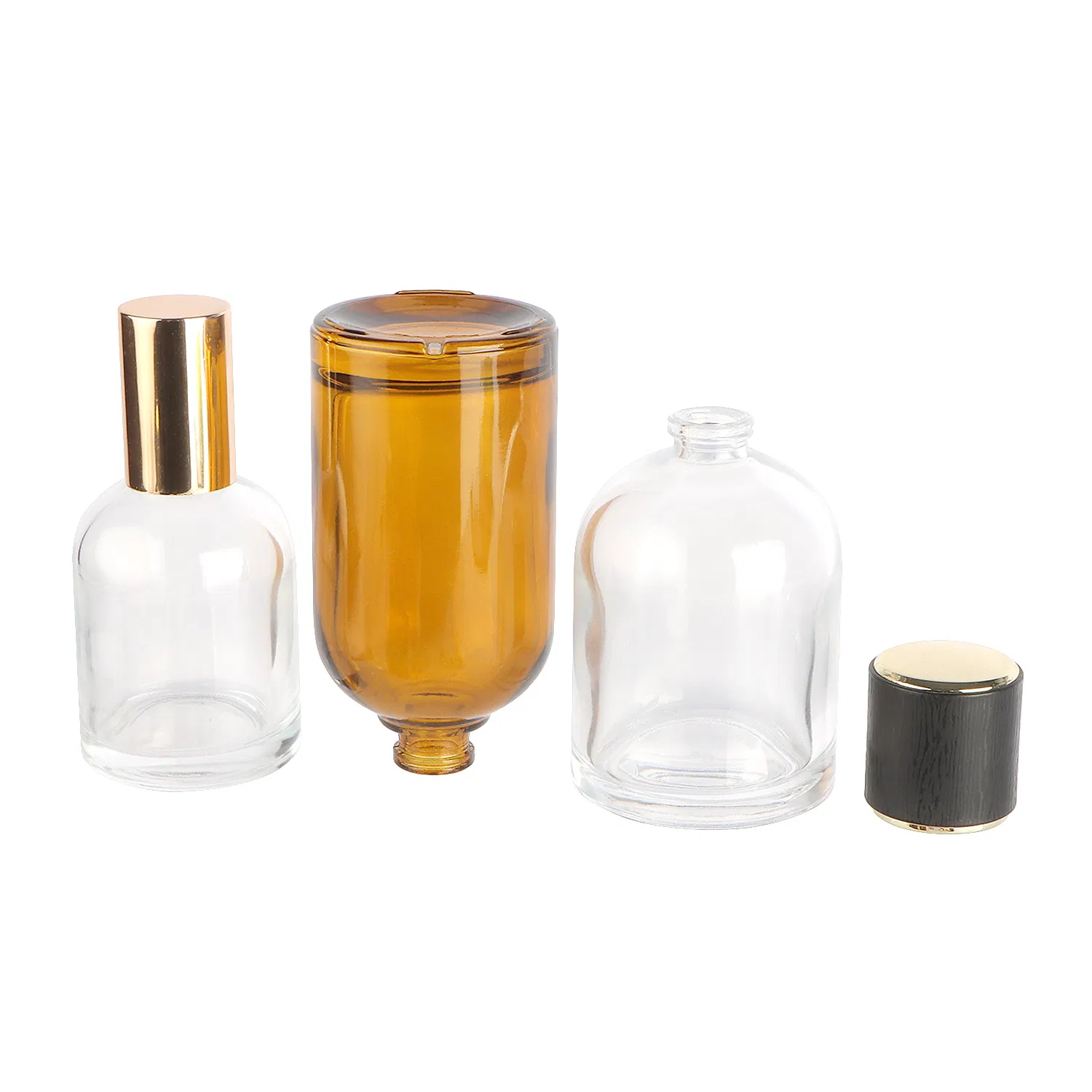 New Design 30ml 50ml 100ml Cylinder Spray Glass Perfume Bottle with Pump Sprayer