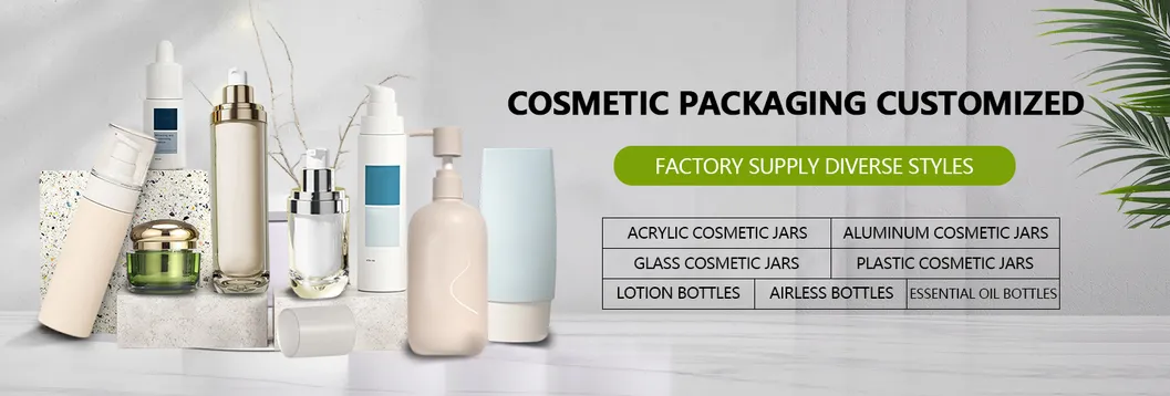 White Airless Pump Cosmetic Cream Jarlotion