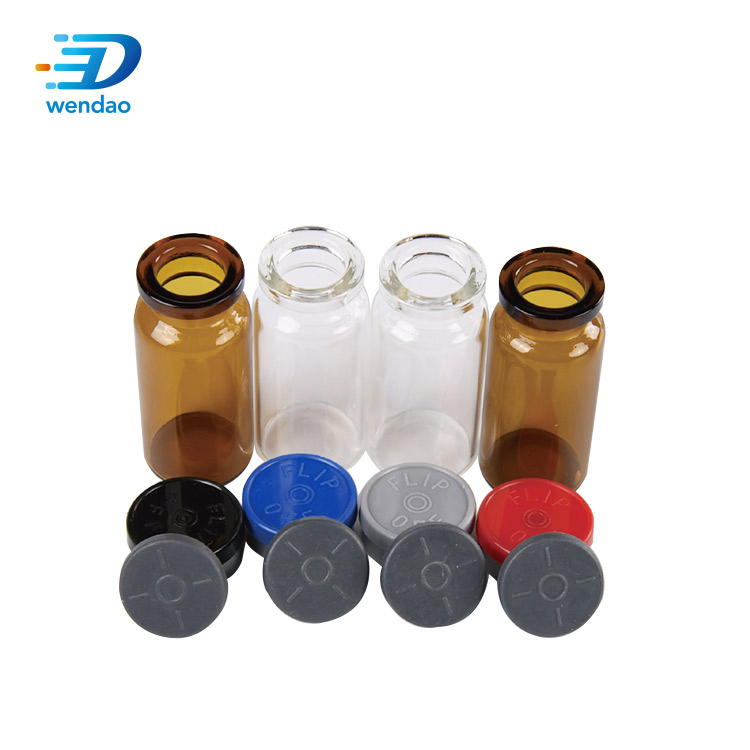 2ml 5ml 10ml 20ml Pharmaceutical and Cosmetic Transparent or Amber Tubular Glass Bottle Vial