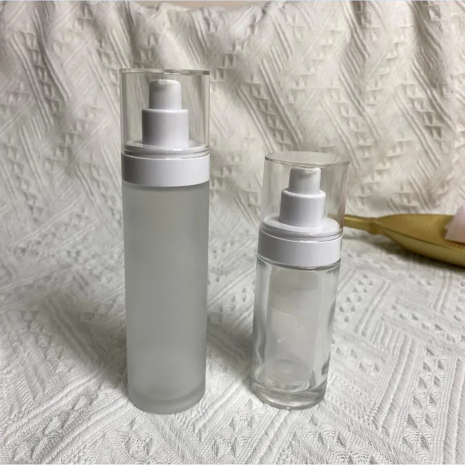 Glass Airless Pump Bottle