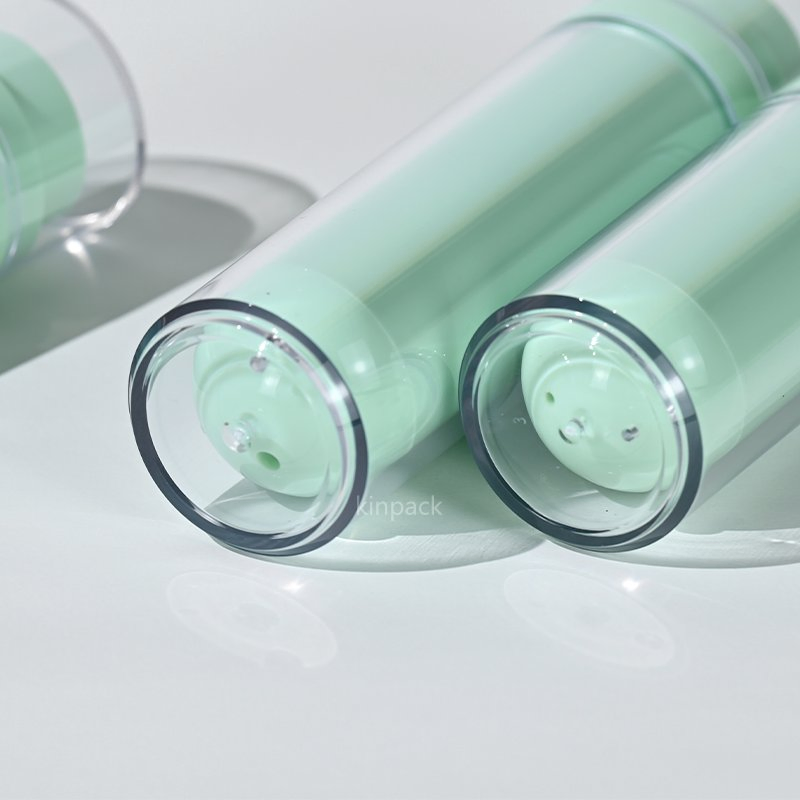 Luxury 15ml 30ml 50ml Empty Cosmetic Container Airless Pump Lotion Bottle Luxury Airless Cosmetic Bottles for Packaging