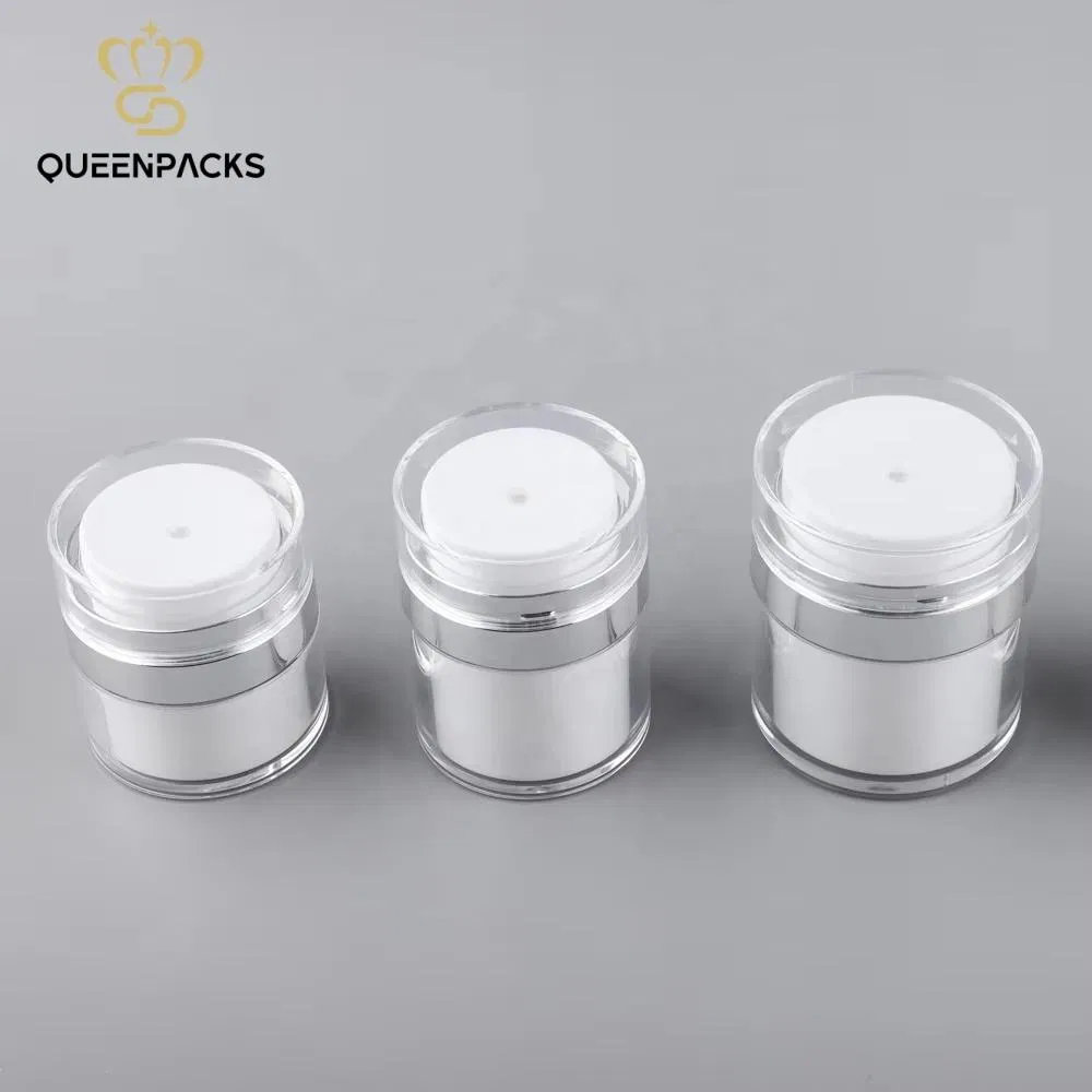 Luxury as Double Wall Airless Pump Cream Jar 30g 50g