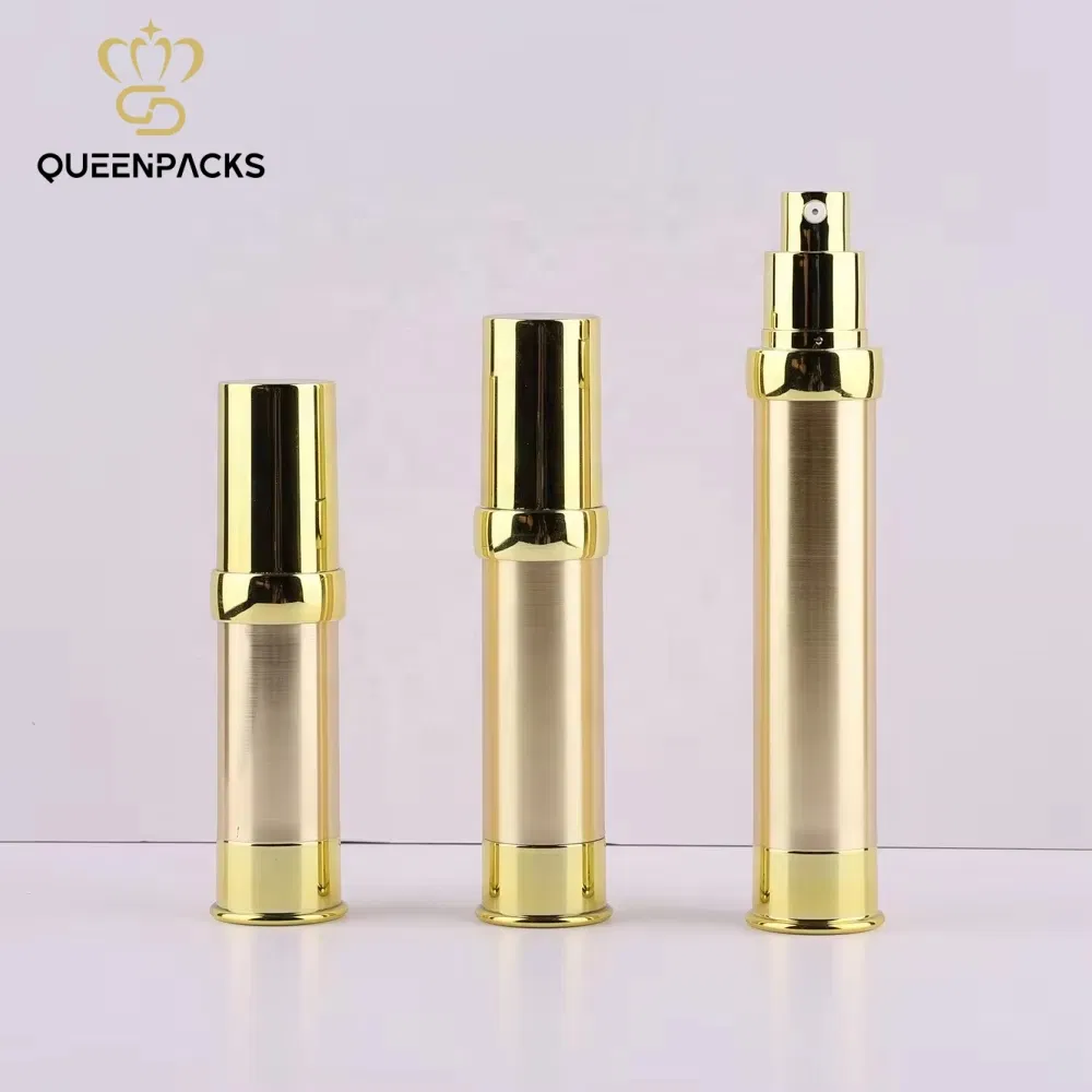 as Silver Finish Cosmetics Mist Spray Airless Bottle for Liquid Products