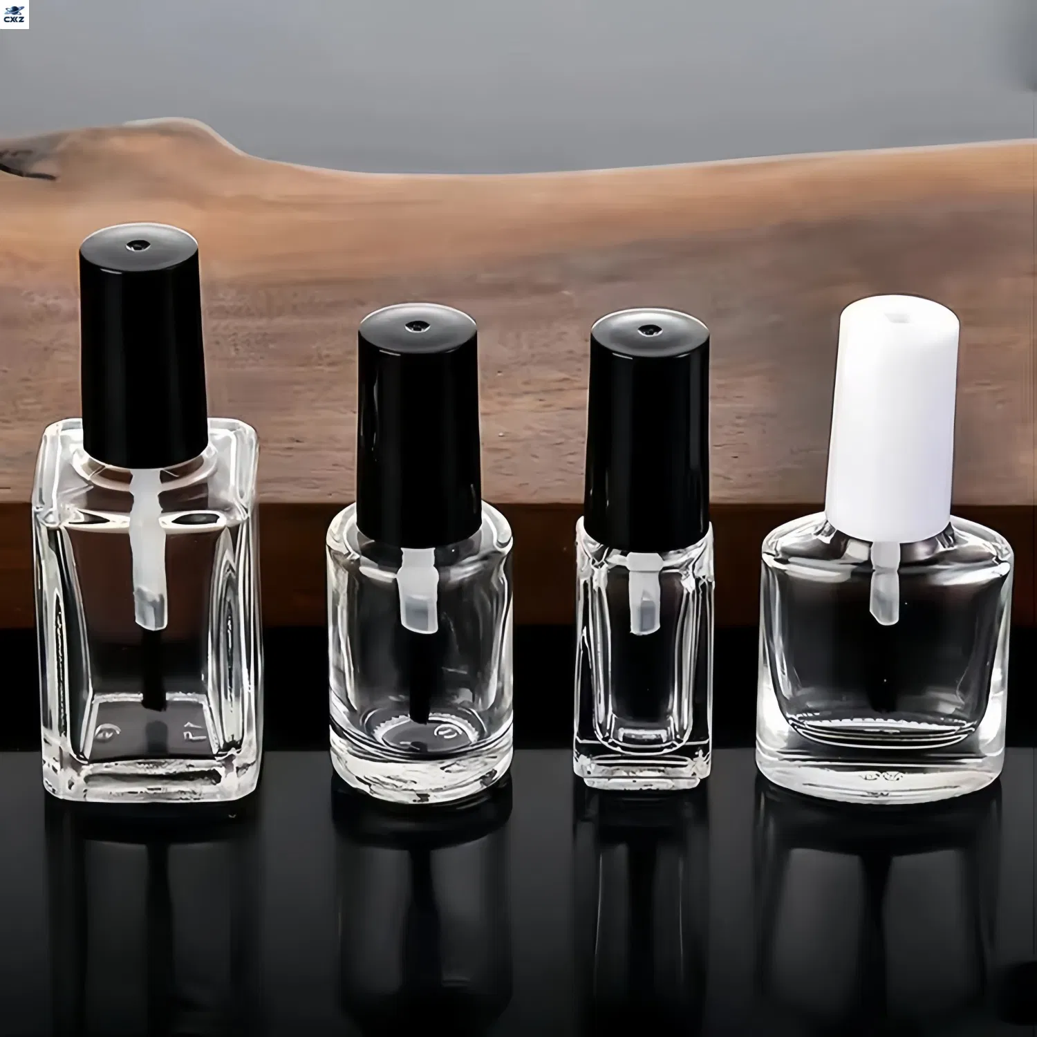 Cute Design 5ml 10ml 15ml Colorful Eco-Friendly Screw Cap Glass Cosmetic Nail Polish Oil Empty Bottles Subpackage Sample