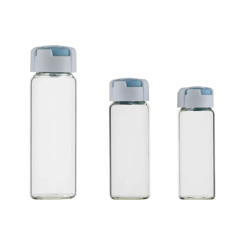 5ml Cosmetic Packaging Amber Clear Glass Vials with Tear off Cap