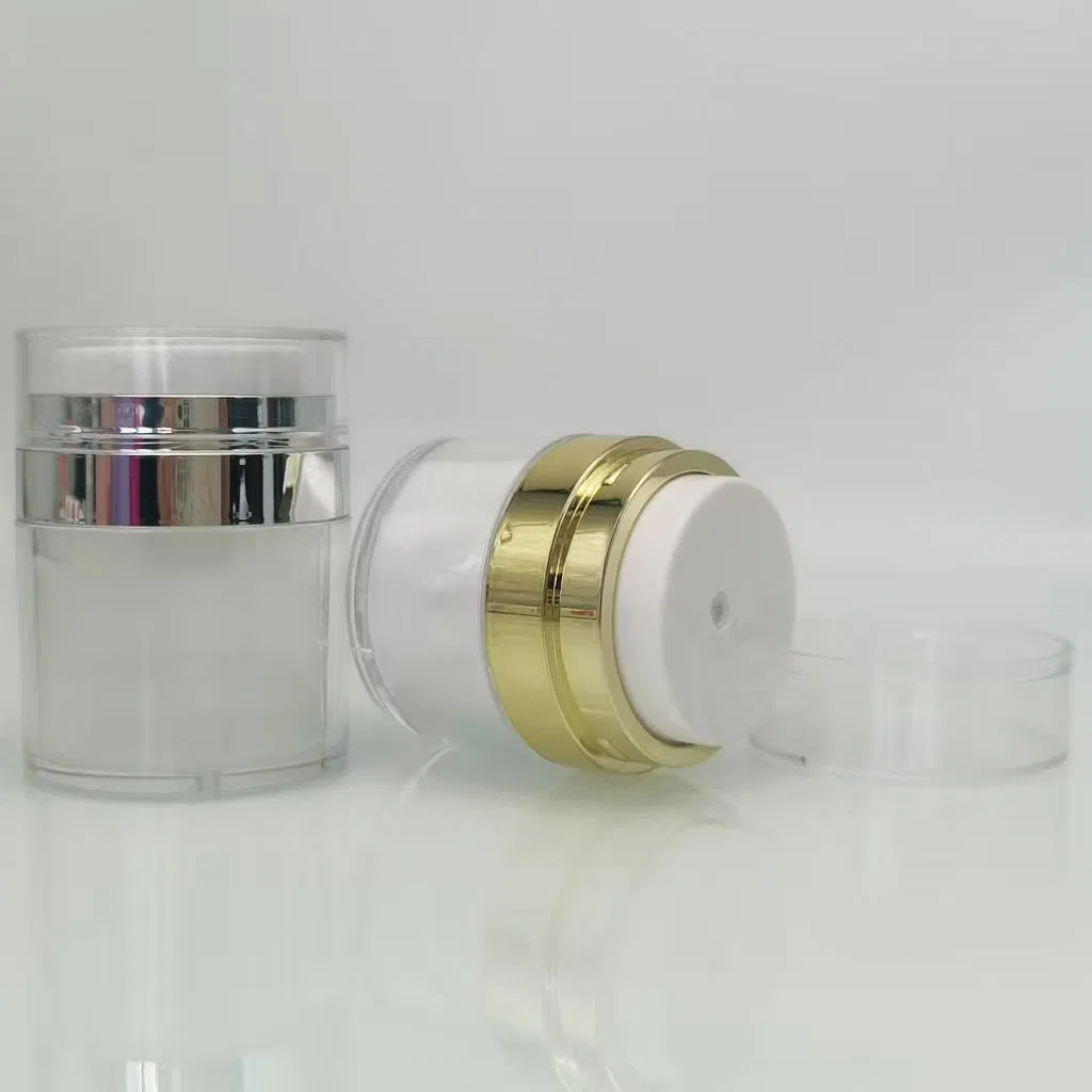 15ml 30ml 50ml Refillable Cream Jar Vacuum Bottle Travel Size Empty Container Cream and Lotion Airless Pump Jar