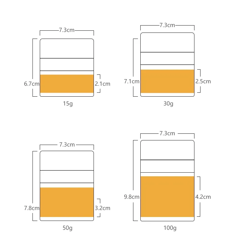 Cosmetic Luxury Airless Cream Pump Jar 9