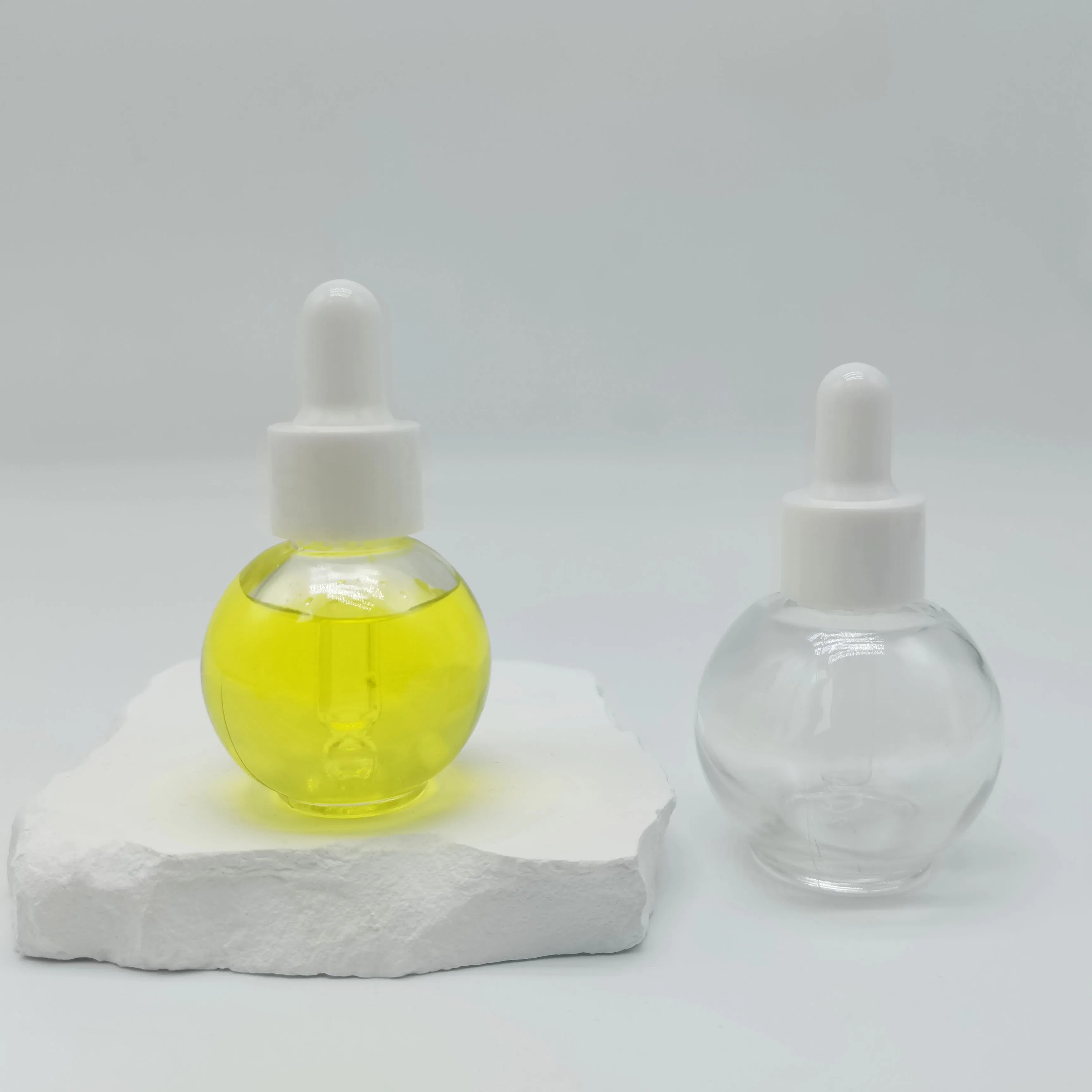 Factory Glass Cosmetic Bottle Customized Skin Carer 20ml 30ml Essential Oil Serum Dropper Bottle