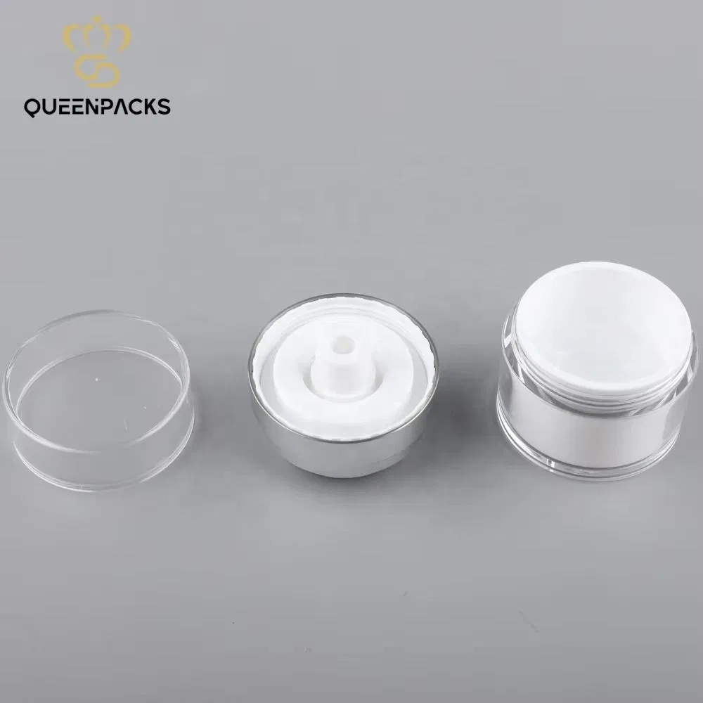 High Quality 30g Airless Pump Cosmetic Facial Care Cream Jar