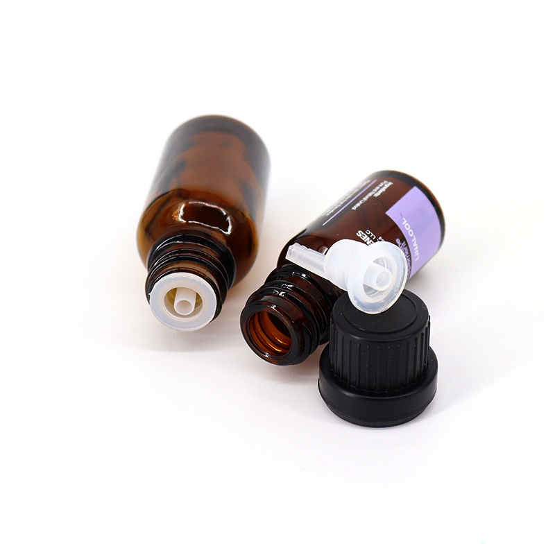 Glass Perfume Essential Oil Bottle Tamper Proof Screw Cap Stopper 5ml 10ml 15ml Cosmetic Glass Vial with Euro Dropper