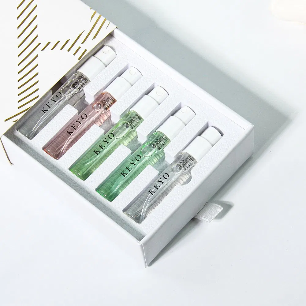 2ml 3ml 5ml 10ml Glass Spray Bottle Matte Black Cosmetic Bottles Atomizer Cosmetic Empty Custom Luxury Perfume Sample Bottles with Box