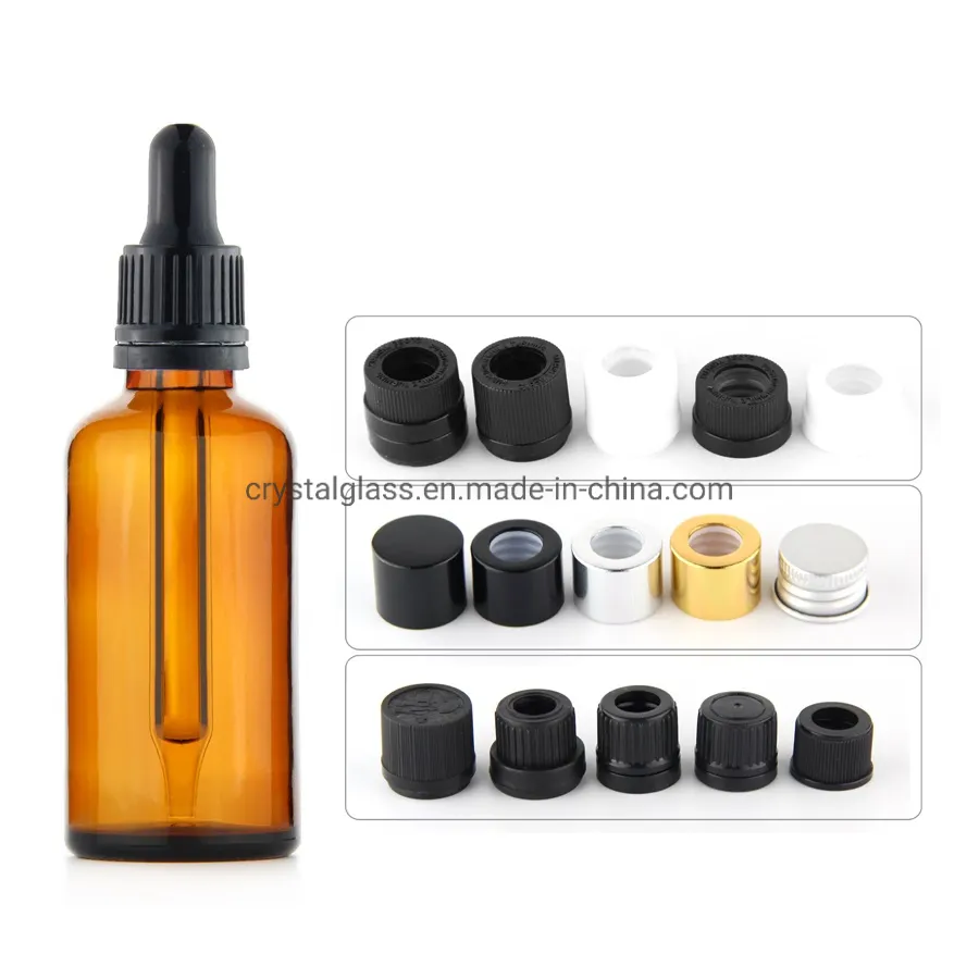 Matte Black Glass Serum Bottle 3