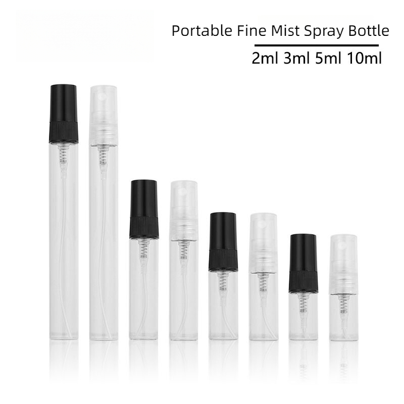 Cosmetic Packaging Wholesale 2ml 3ml 5ml 10ml Empty Empty Perfume Dispenser Glass Spray Bottle Packaging Trial Sample Perfume Bottle