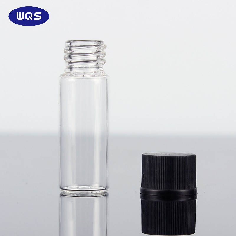Medical or Cosmetic Clear Amber Glass Bottle Vial
