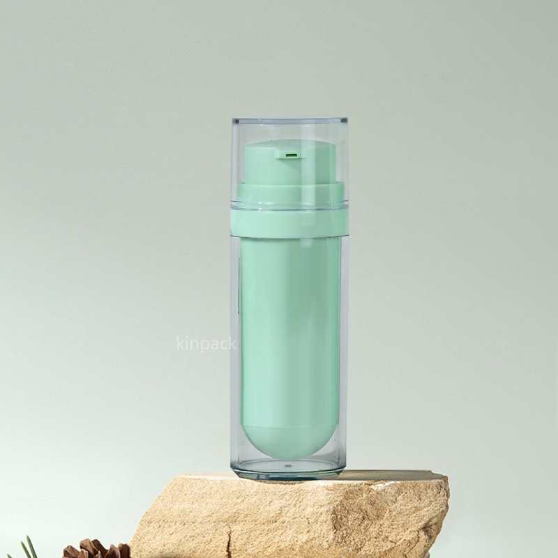 Luxury 15ml 30ml 50ml Empty Cosmetic Container Airless Pump Lotion Bottle Luxury Airless Cosmetic Bottles for Packaging