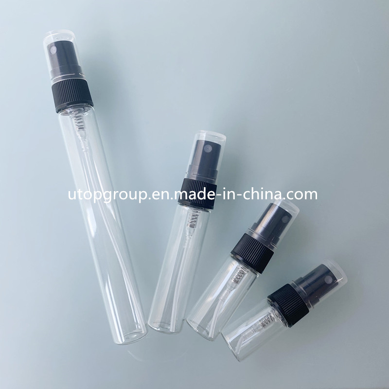 Mini Empty 2ml 3ml 5ml 10ml Glass Spray Perfume Decants Bottle with Mist Sprayer