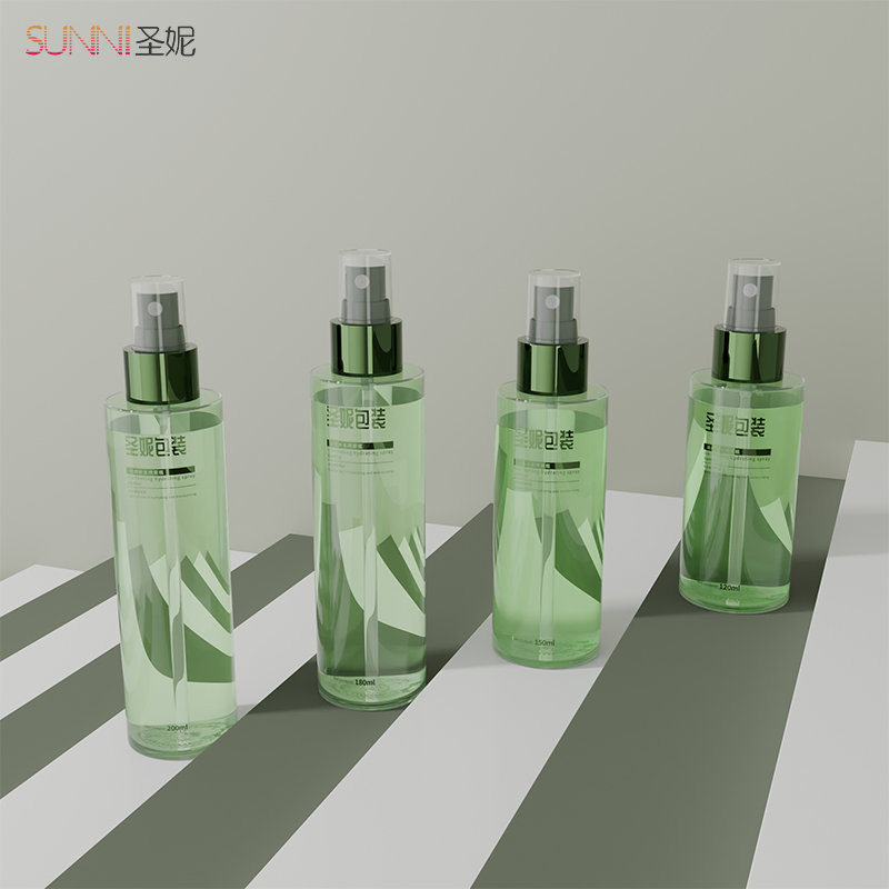 Customized Wholesale Empty 30ml 60ml 100ml 120ml 150ml Hair Oil Fine Hand Sanitizer Mist Dispenser Skincare Toner Packaging Nozzle Spray Plastic Pet Bottle Jar