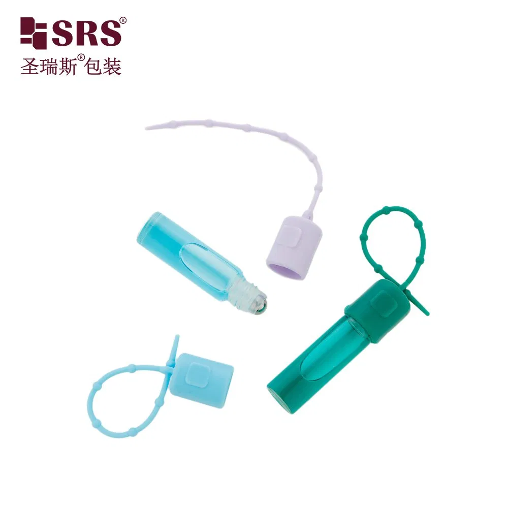 unique design 1ml 2ml 3ml 5ml 8ml 10ml glass roller roll on Essential oil Perfume Fragrance bottle with silicone cap custom color