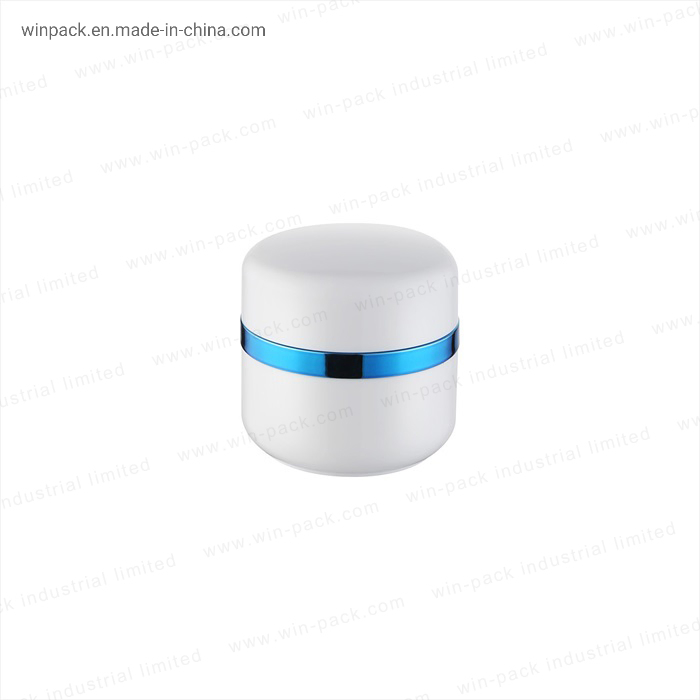 Luxurious White Plastic Cream Jar for Skincare Essentials