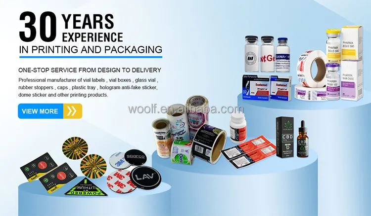 Empty Glass Bottle Vial