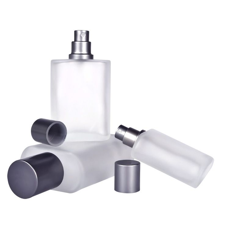 30ml 50ml 100ml Frosted Perfume Glass Bottle with Mist Spray for Cosmetic Packaging