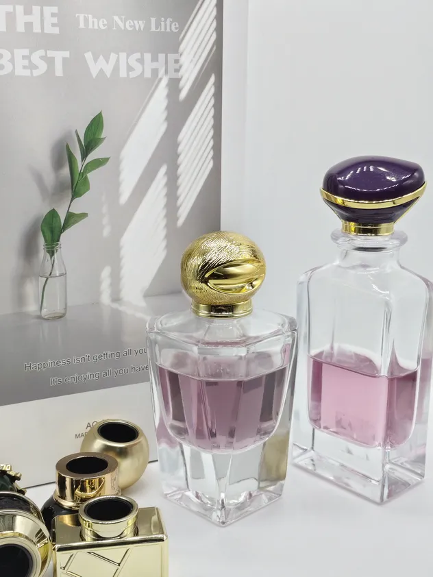 Square Glass Perfume Bottle 1